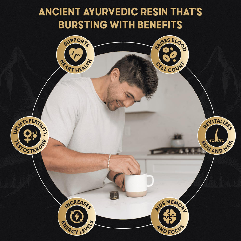 40x nano-filtered gold-grade Himalayan Shilajit resin