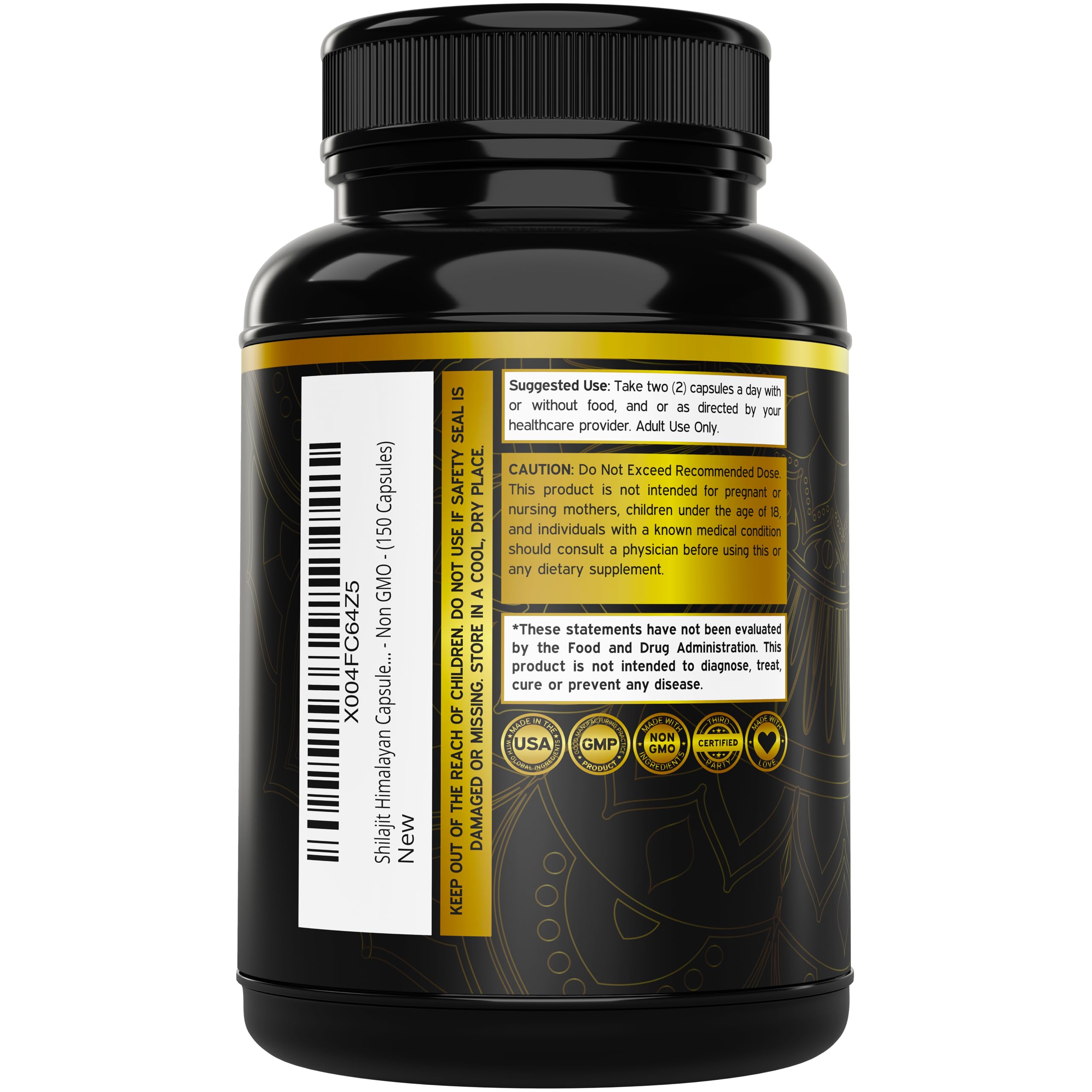 Manufactured in USA facility for Shilajit capsules