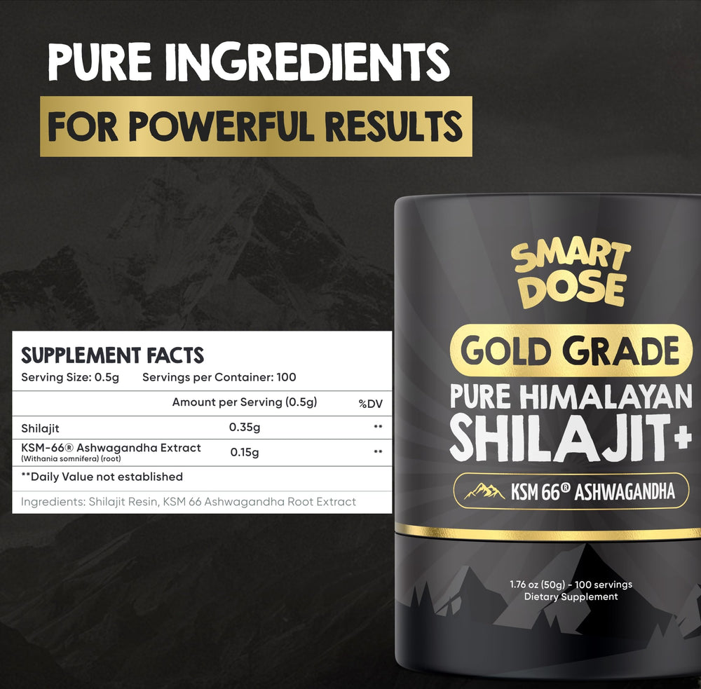 Dosing spoon included with Shilajit resin