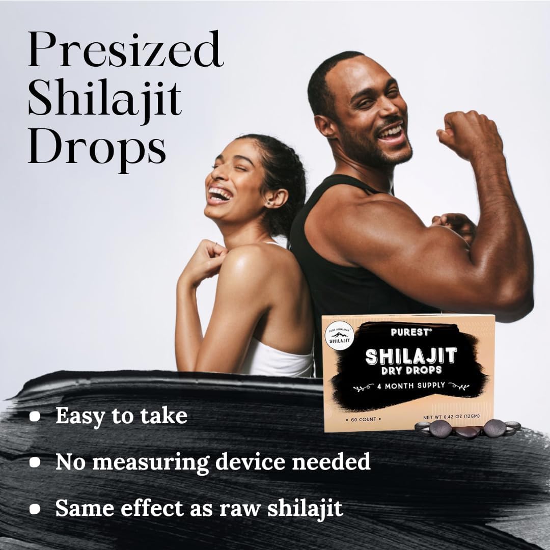 Packaging and bottle of Shilajit Dry Drops
