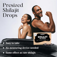 Packaging and bottle of Shilajit Dry Drops
