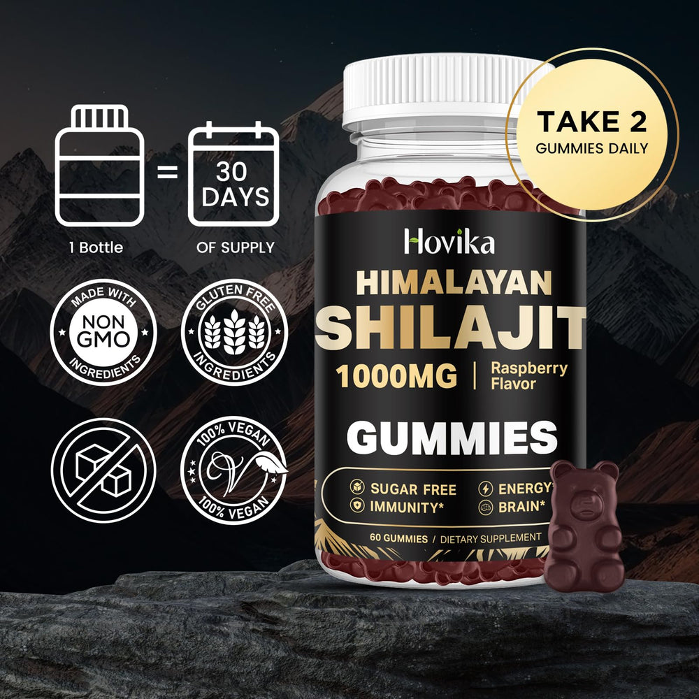Ashwagandha added to Shilajit Gummies for balance and energy