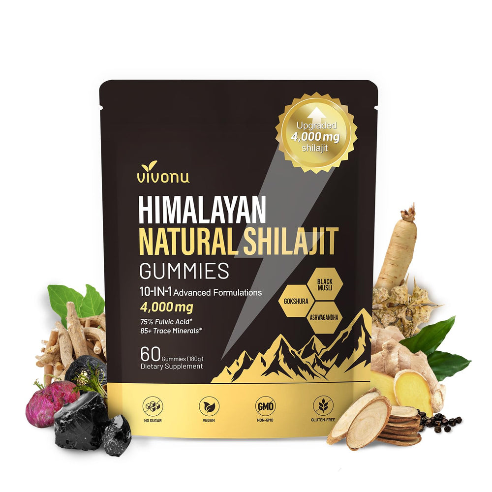 Shilajit Gummies bottle with label