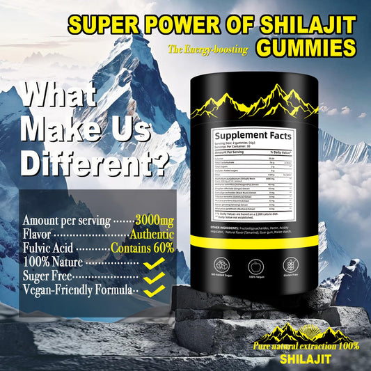 Shilajit Gummies bottle
