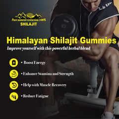 Individually wrapped Shilajit Gummies packets