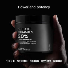 Ingredients list and potency label