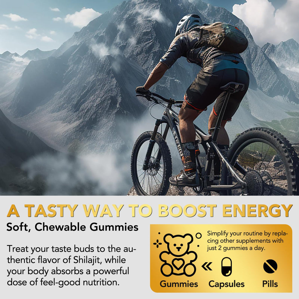 Shilajit Gummies packaging and label