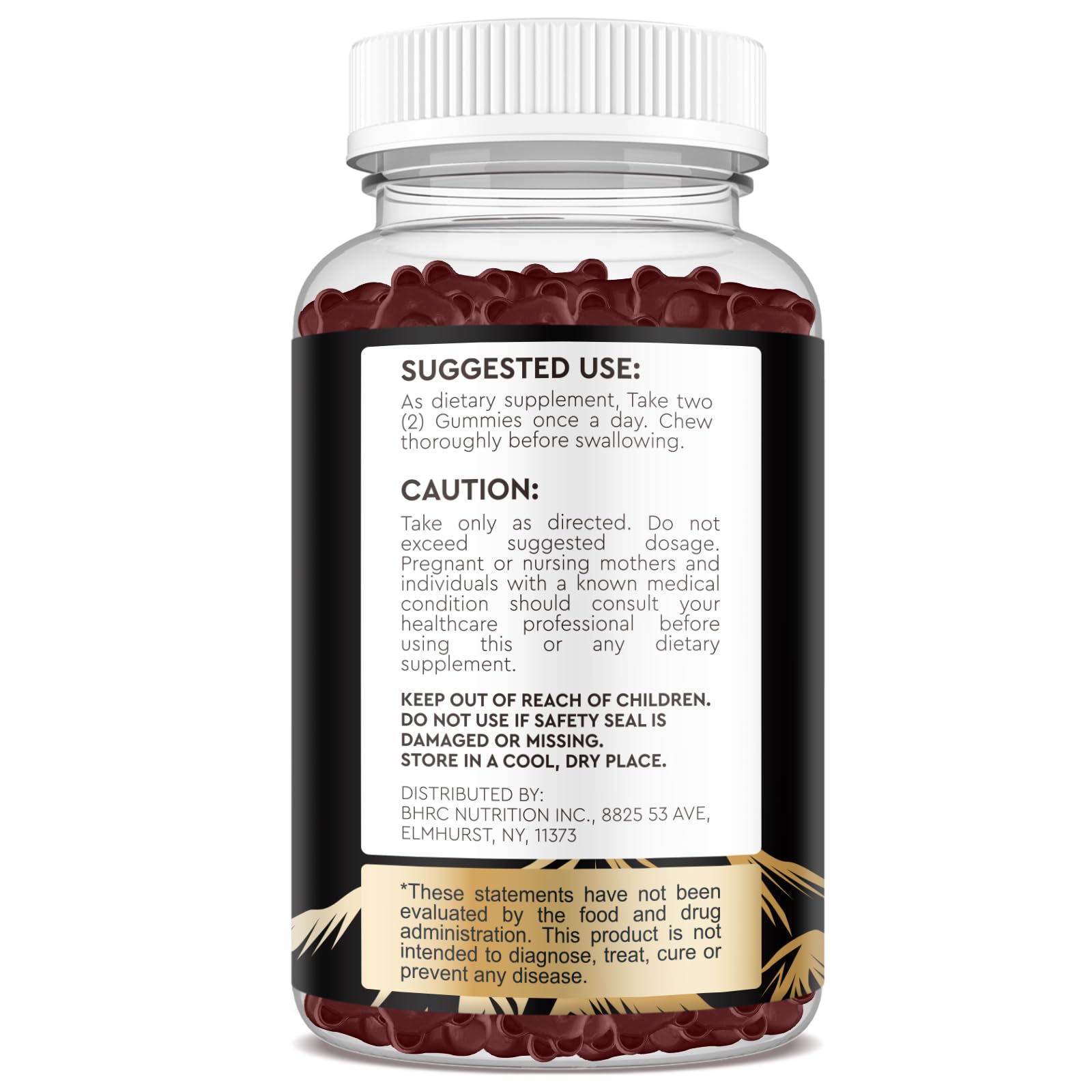 Sugar-free raspberry flavored Shilajit Gummies