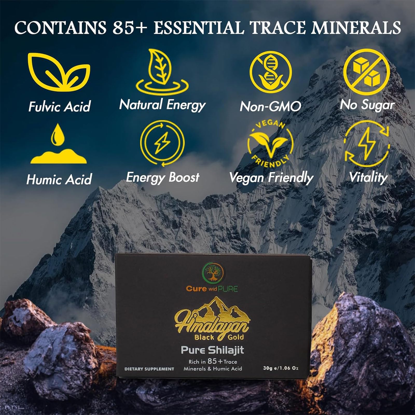 USA lab-tested verification badge for Shilajit