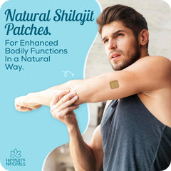 Close-up of Shilajit patch texture