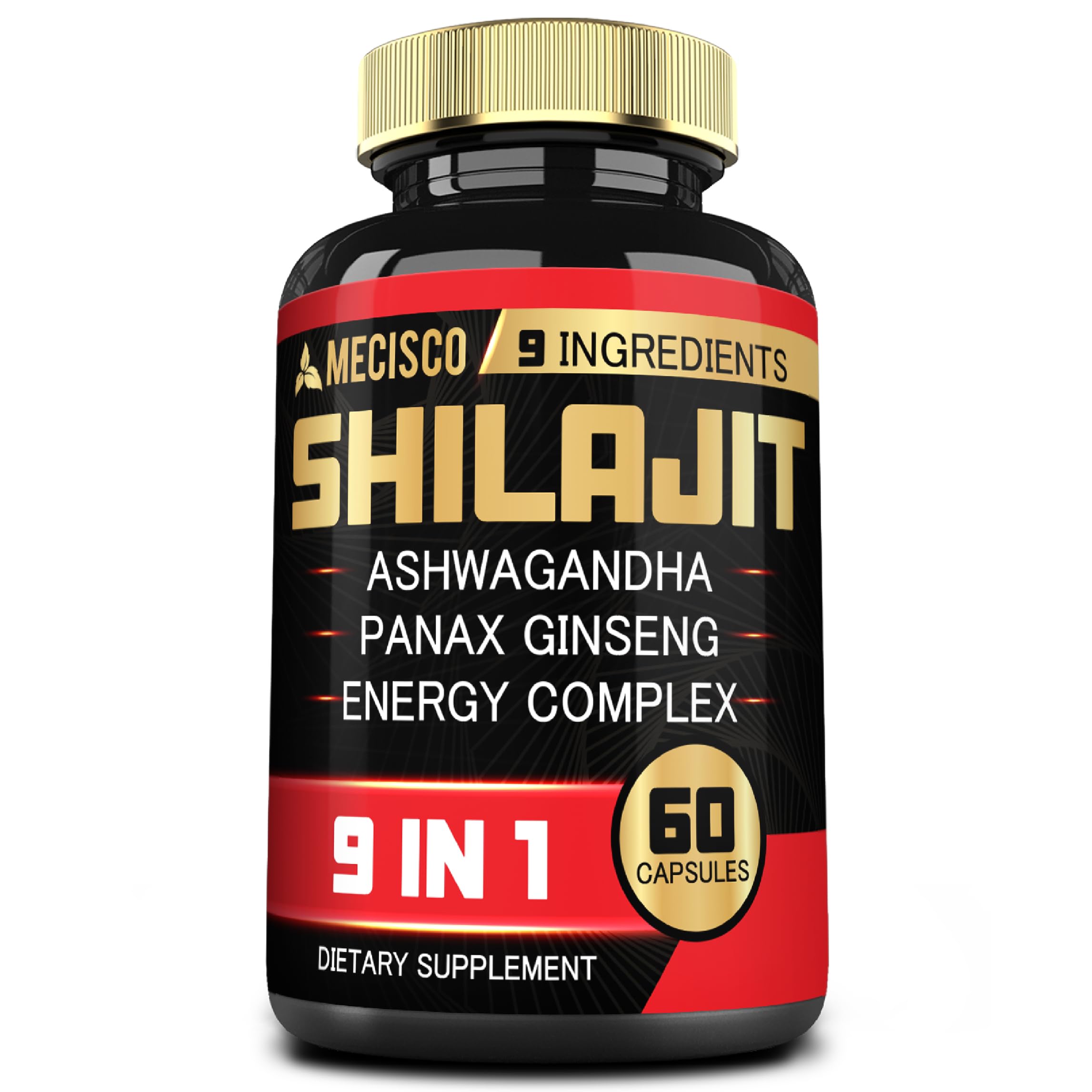 Shilajit Pure Himalayan 60-capsule bottle hero image