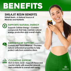 Spoon of Shilajit resin for daily use
