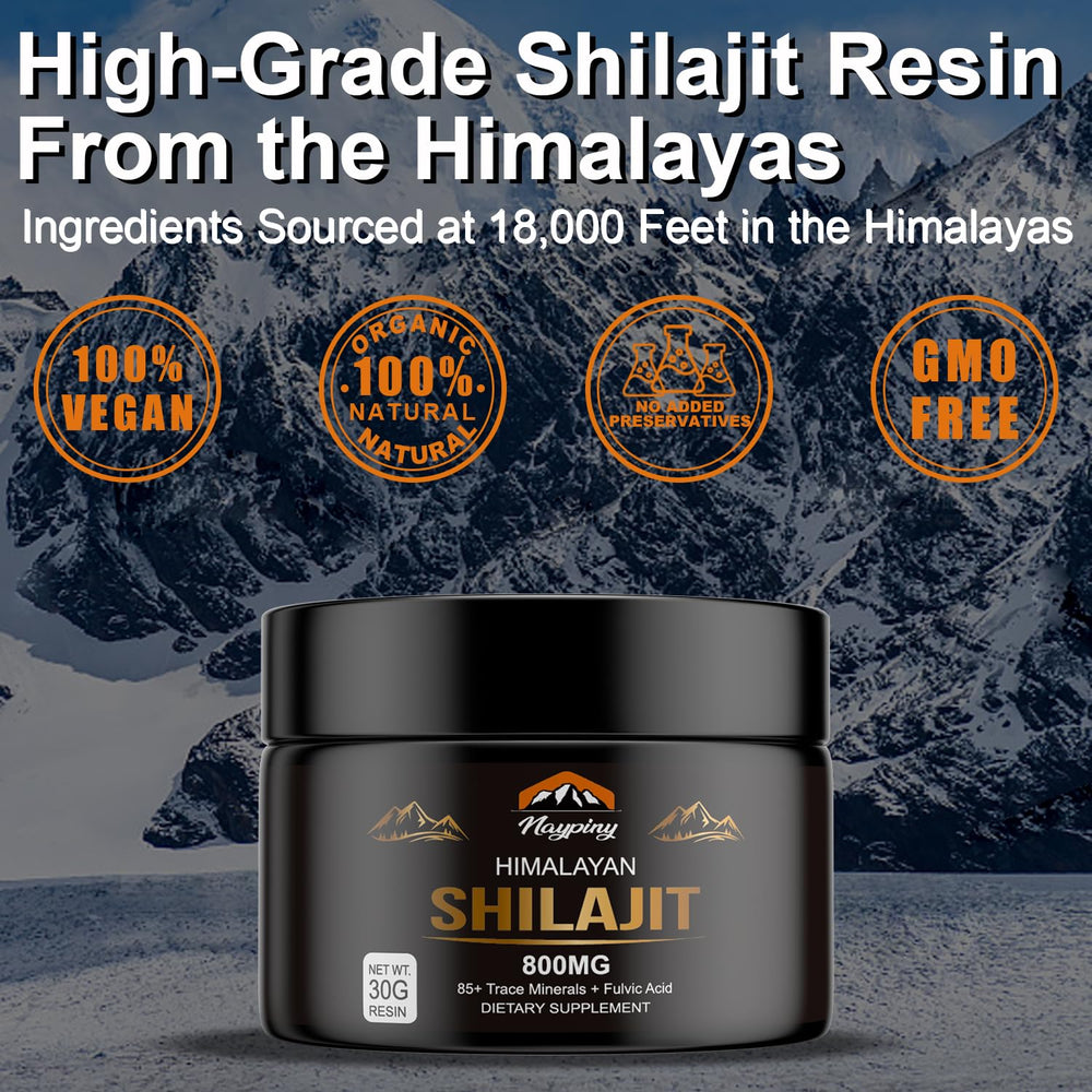 Shilajit resin for energy and vitality benefits