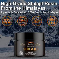 Shilajit resin for energy and vitality benefits
