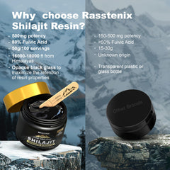Shilajit resin providing energy and mental clarity