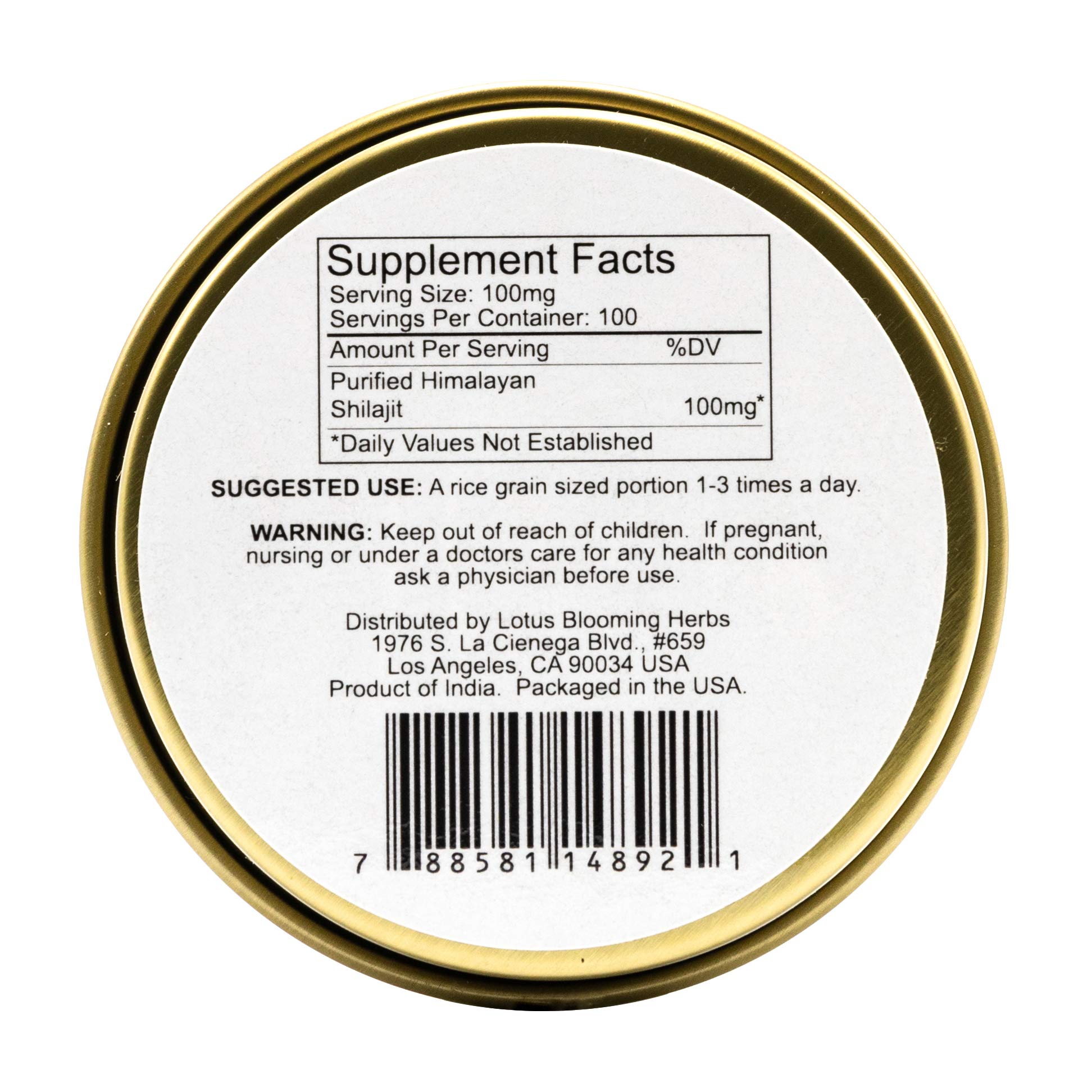 Shilajit resin showing fulvic acid and minerals
