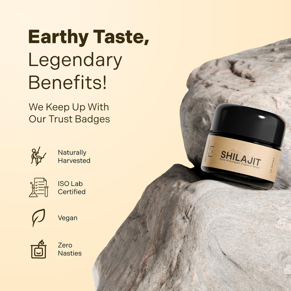 Shilajit Resin for immune support and vitality