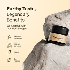 Shilajit Resin for immune support and vitality