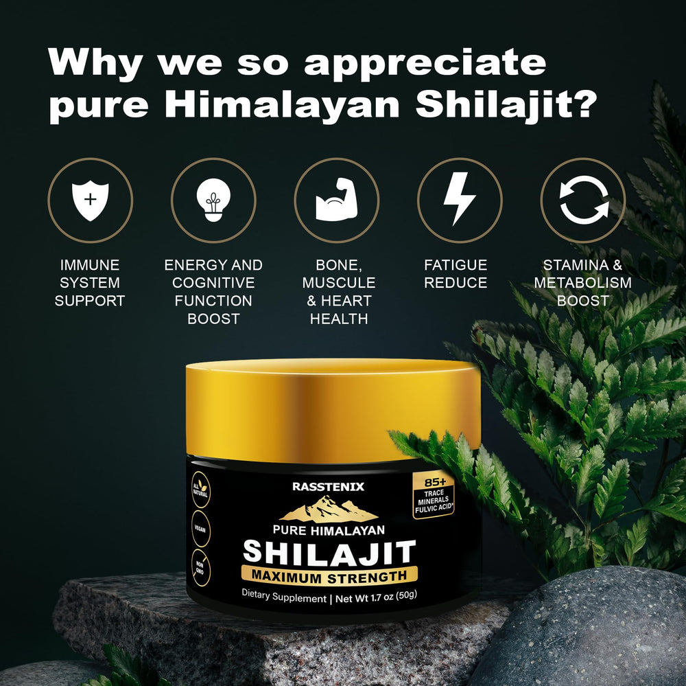 Shilajit resin supporting joints and immune health