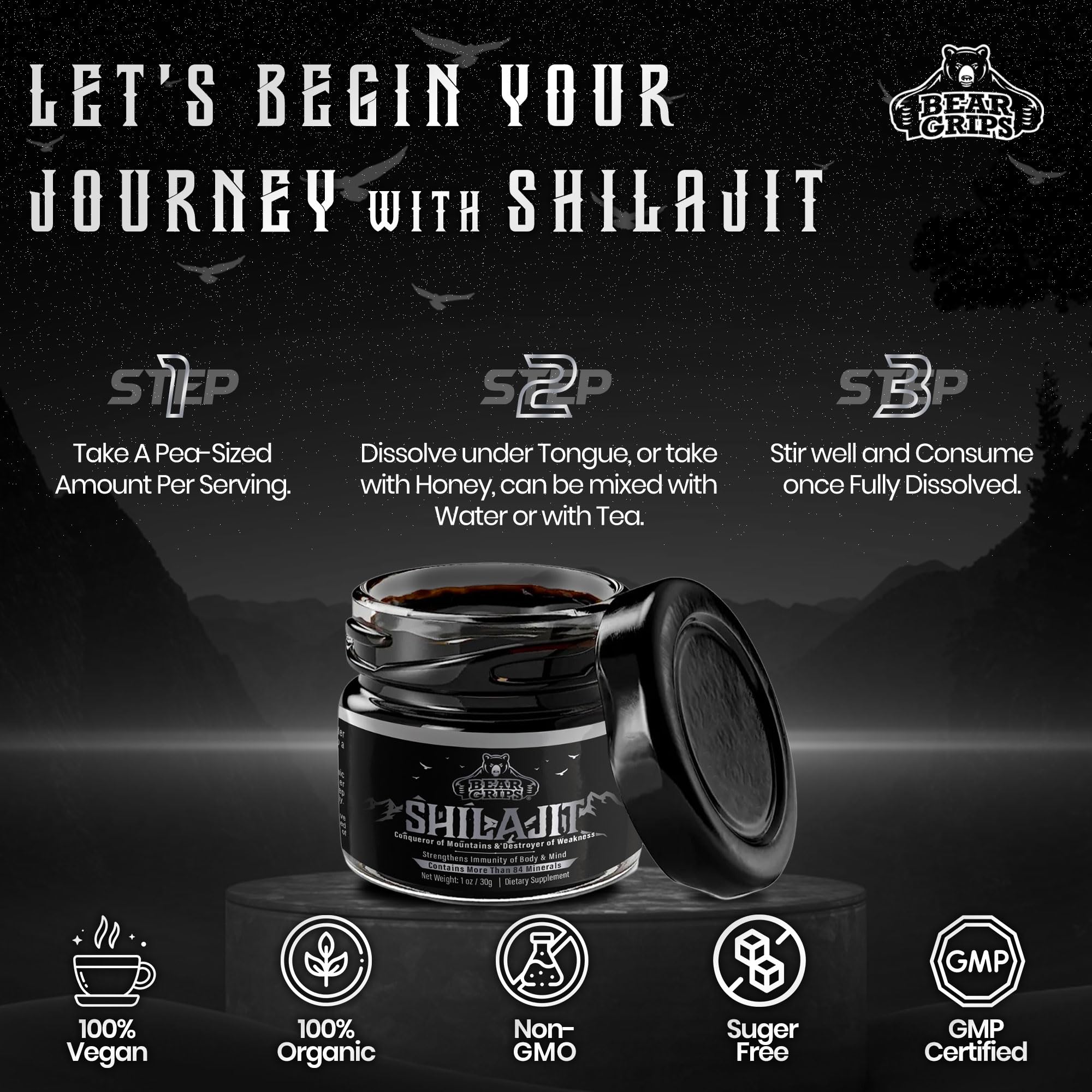 Original packaging image of Shilajit resin 30g