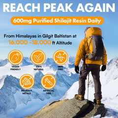 Security-sealed dark bottle packaging for Shilajit Resin