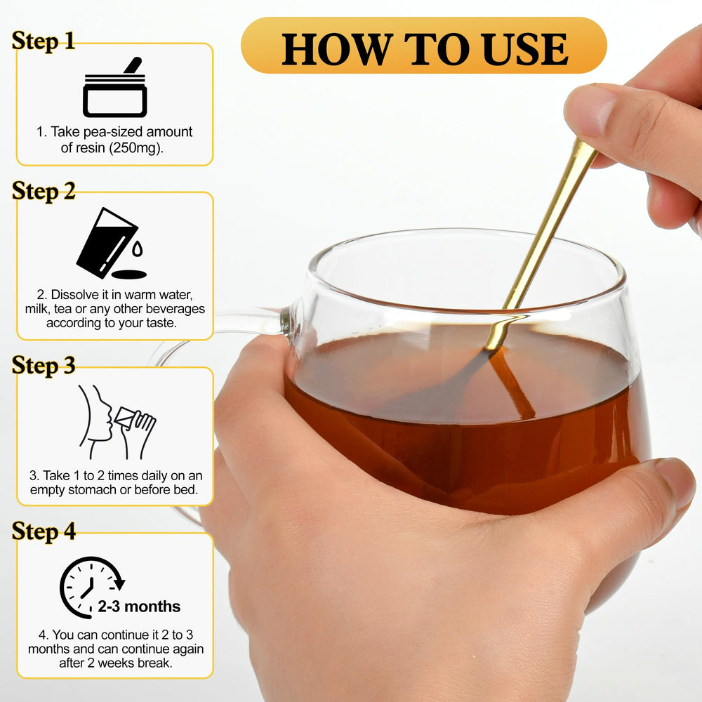 Infographic highlighting 85+ minerals in Shilajit resin