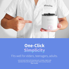 Top-down view of the Shinchie Ultrasonic Retainer Cleaner