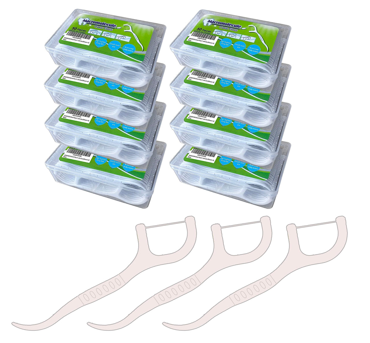 SHINEMOON dental floss picks travel pack