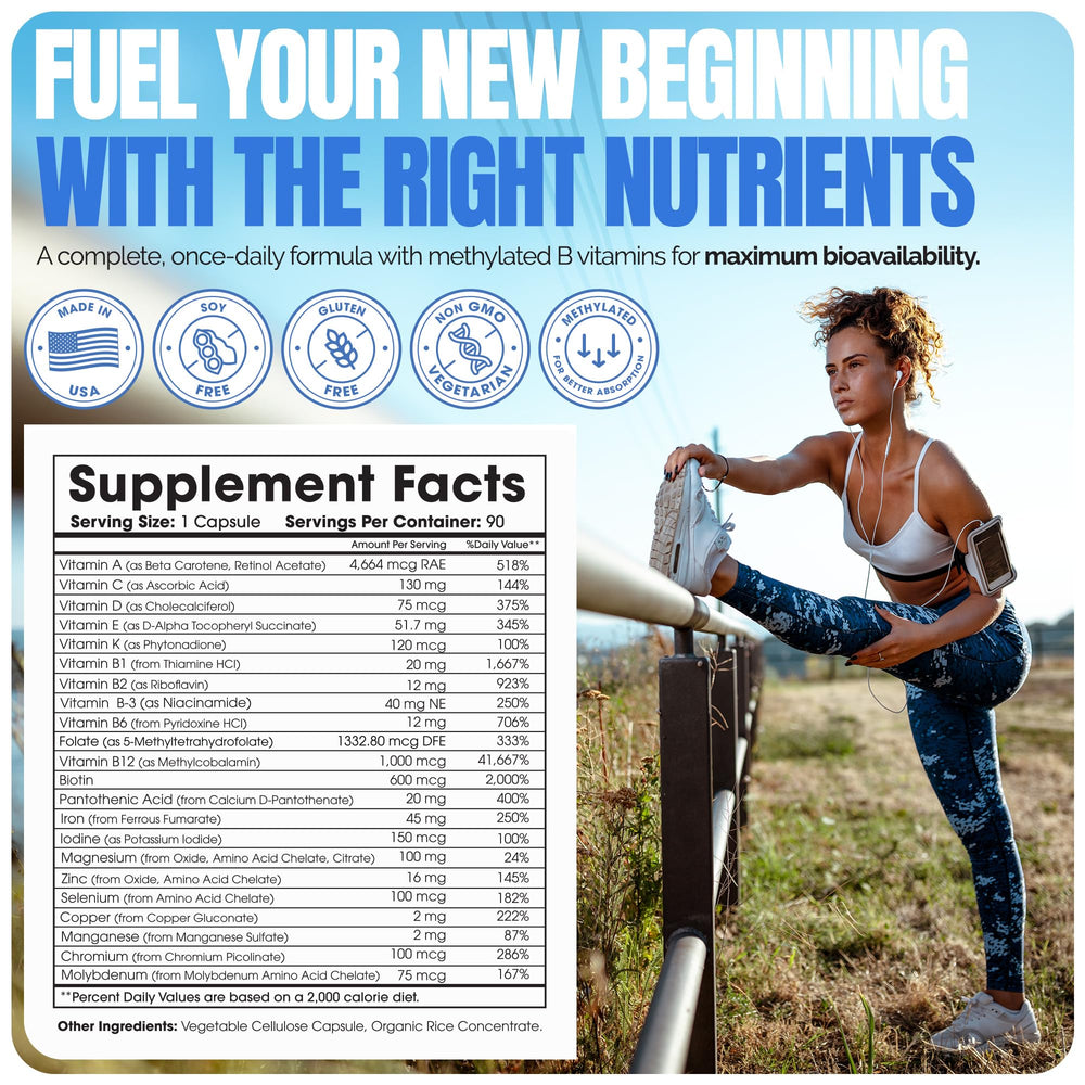 Product pack shot of Shiny Leaf bariatric multivitamin