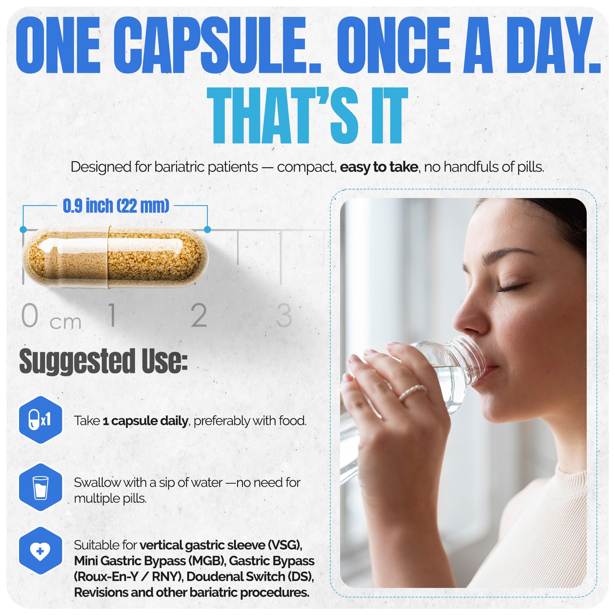 Vegetarian capsules inside the Shiny Leaf bottle