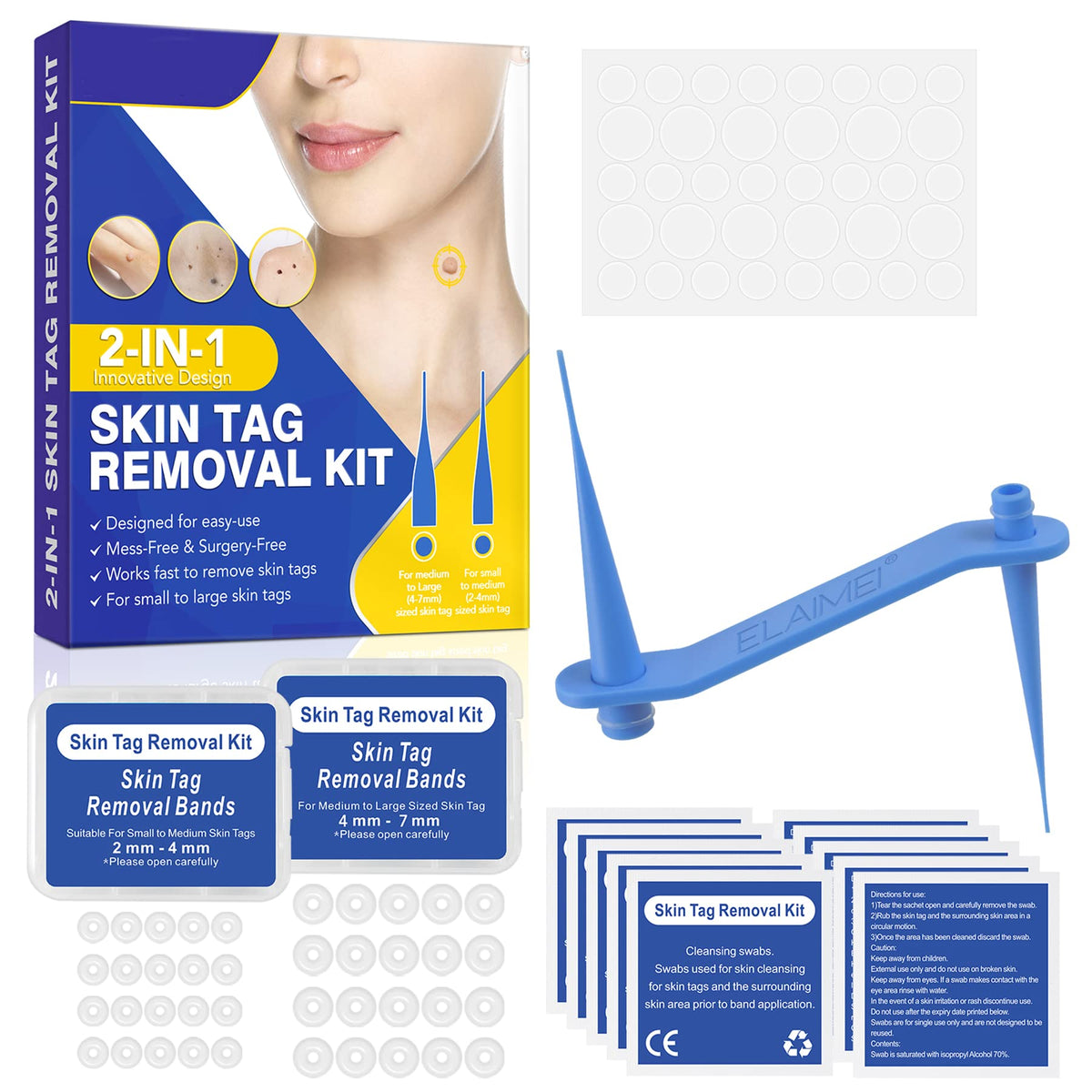 SHISUIZHE Skin Tag Remover device front view for at-home treatment