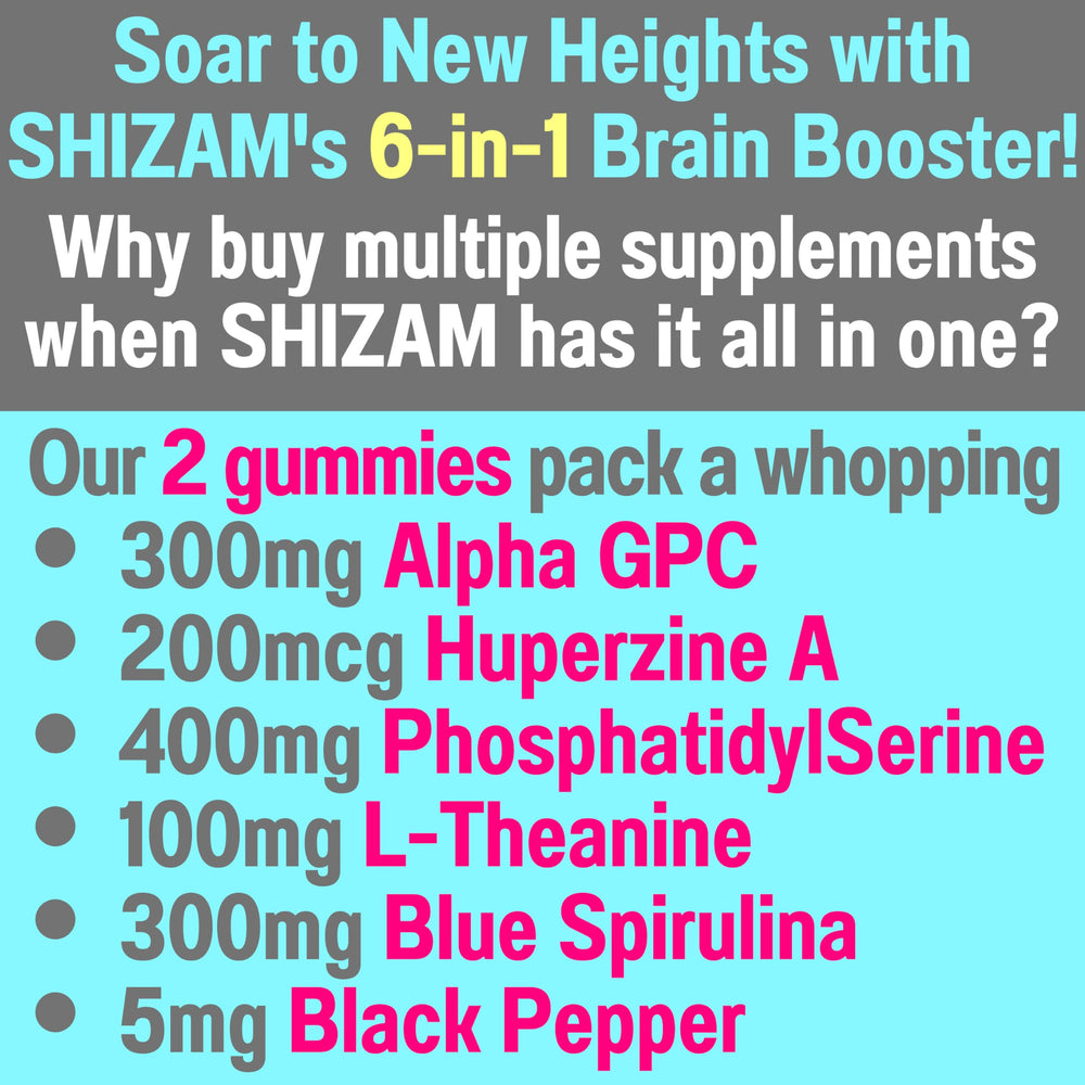 Alpha-GPC and Huperzine A blend in gummies
