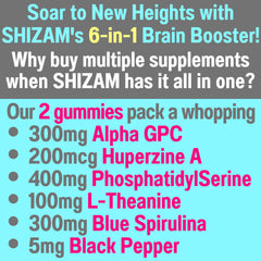 Alpha-GPC and Huperzine A blend in gummies