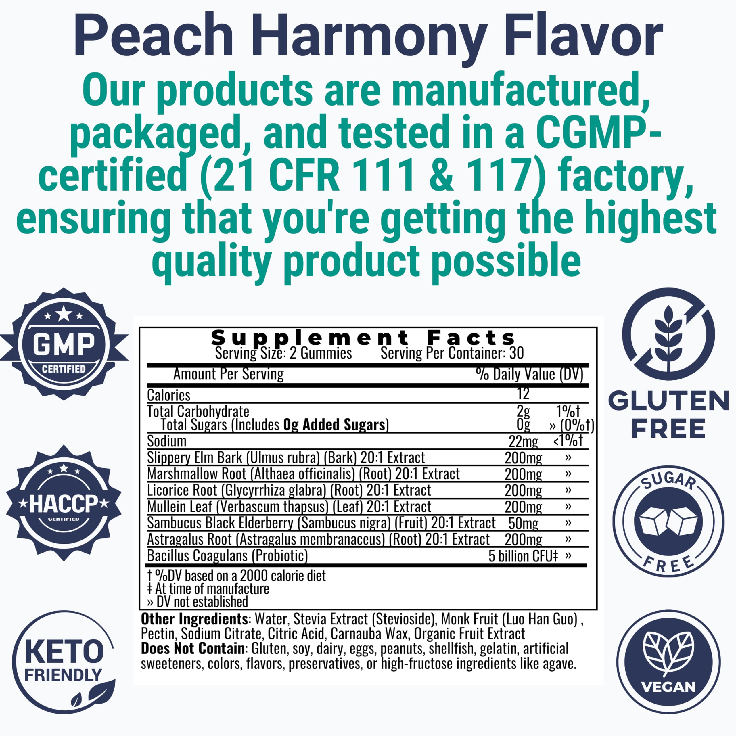 Serving suggestion of two gummies