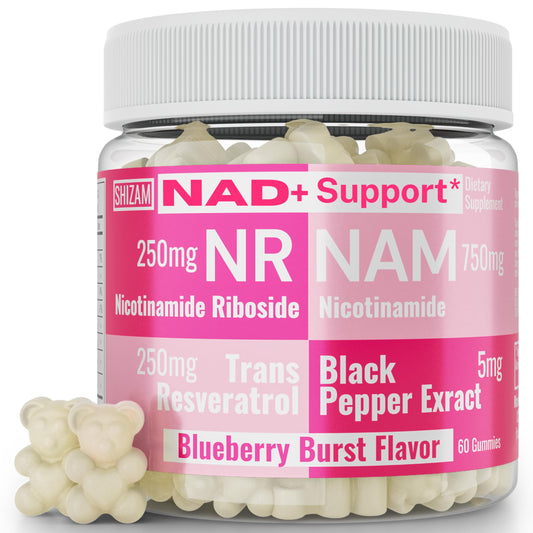 SHIZAM NR NAM Resveratrol Gummies hero image