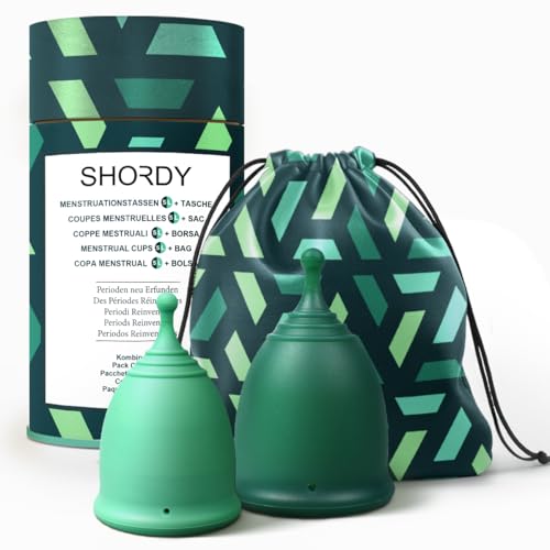 SHORDY cup small silicone ideal for comfortable insertion during light to medium flow.
