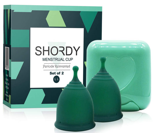 SHORDY large-capacity cup for heavy-flow protection all day