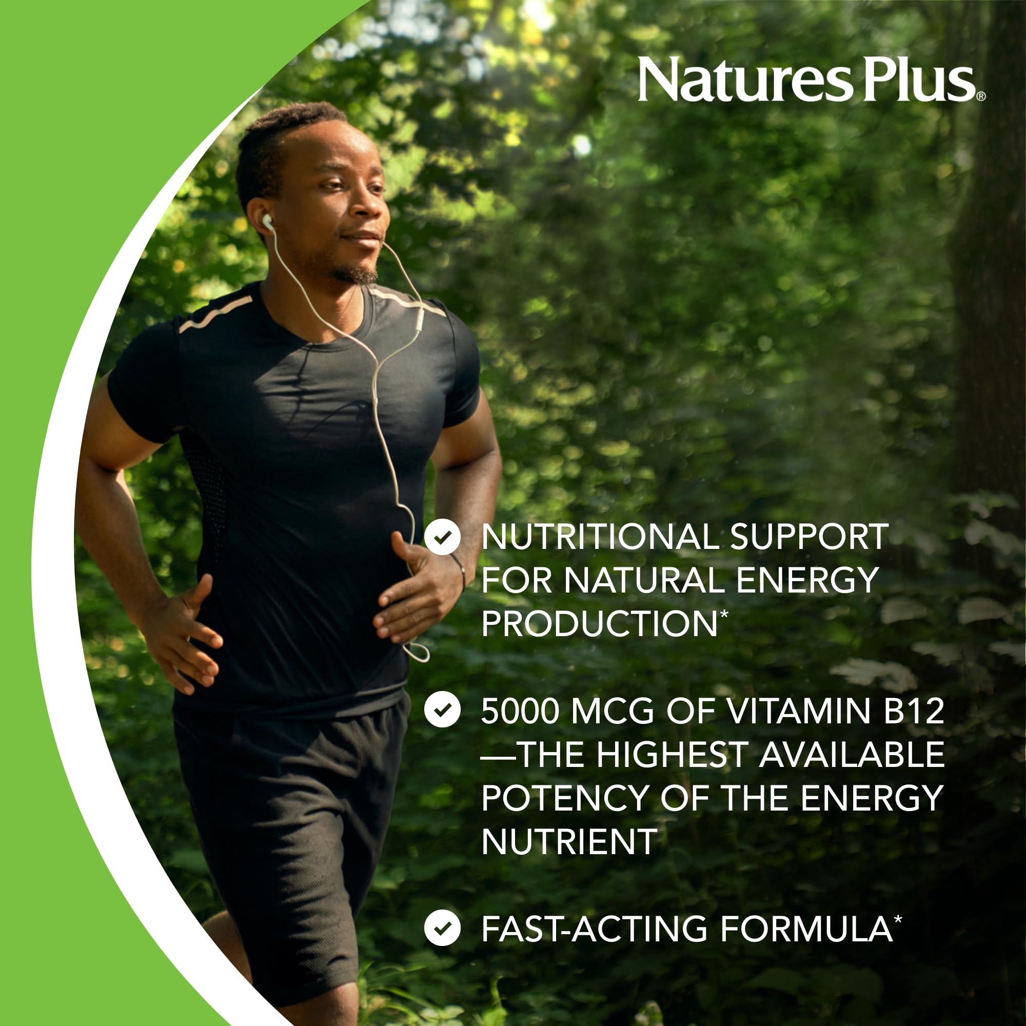 Nutrition facts panel for Shot-O-B12 5000 mcg
