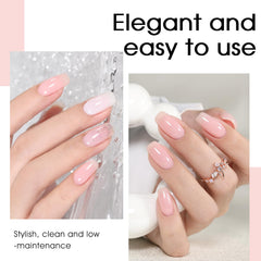 SHOYUM silvery glitter gel polish bottle sparkling finish ideal for festive nail art