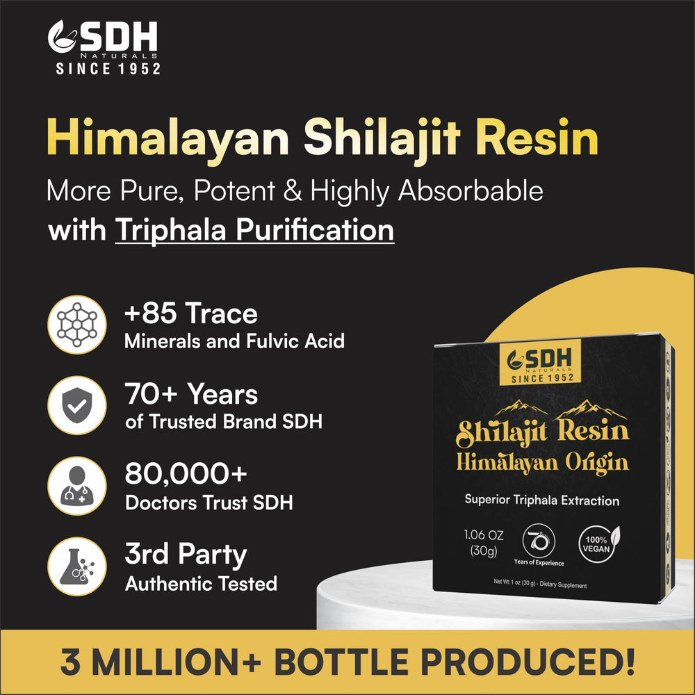 Zero sugar Shilajit resin with dosing spoon
