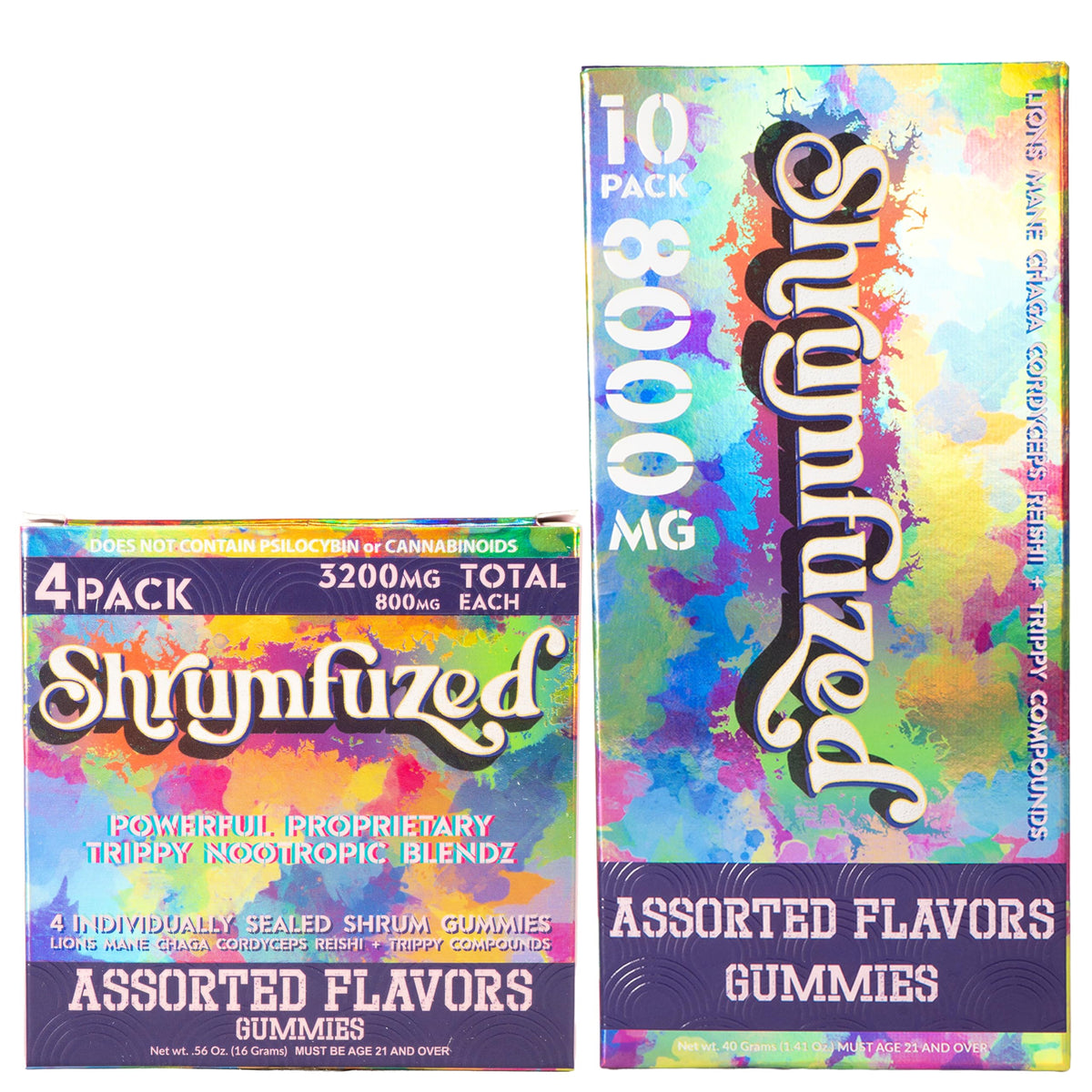 Shrumfuzed Nootropic Gummy bottle front view