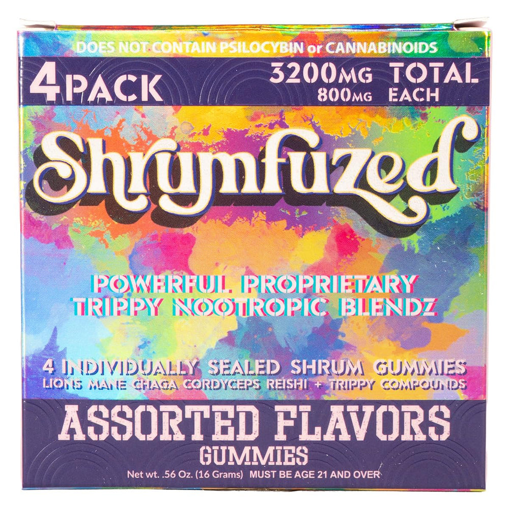 Gummy texture close-up of Shrumfuzed nootropic gummies
