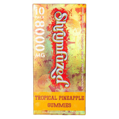 Bottle of Shrumfuzed 8000mg Nootropic Gummies in Tropical Pineapple flavor
