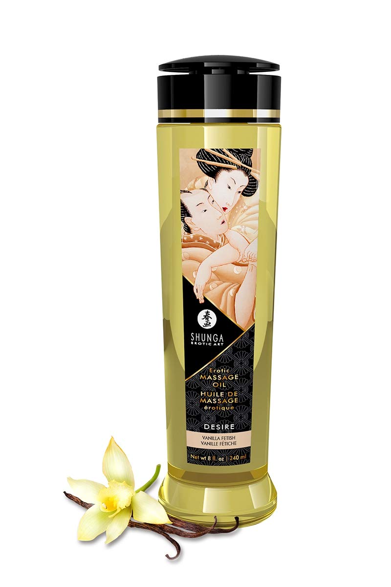 Shunga Desire Vanilla Massage Oil 240ml bottle