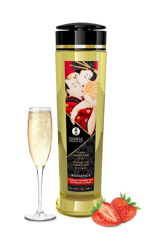 Shunga Erotic Massage Oil Romance 240ml bottle for sensual massage
