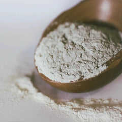 Foamy clean texture on toothbrush with Shwally powder