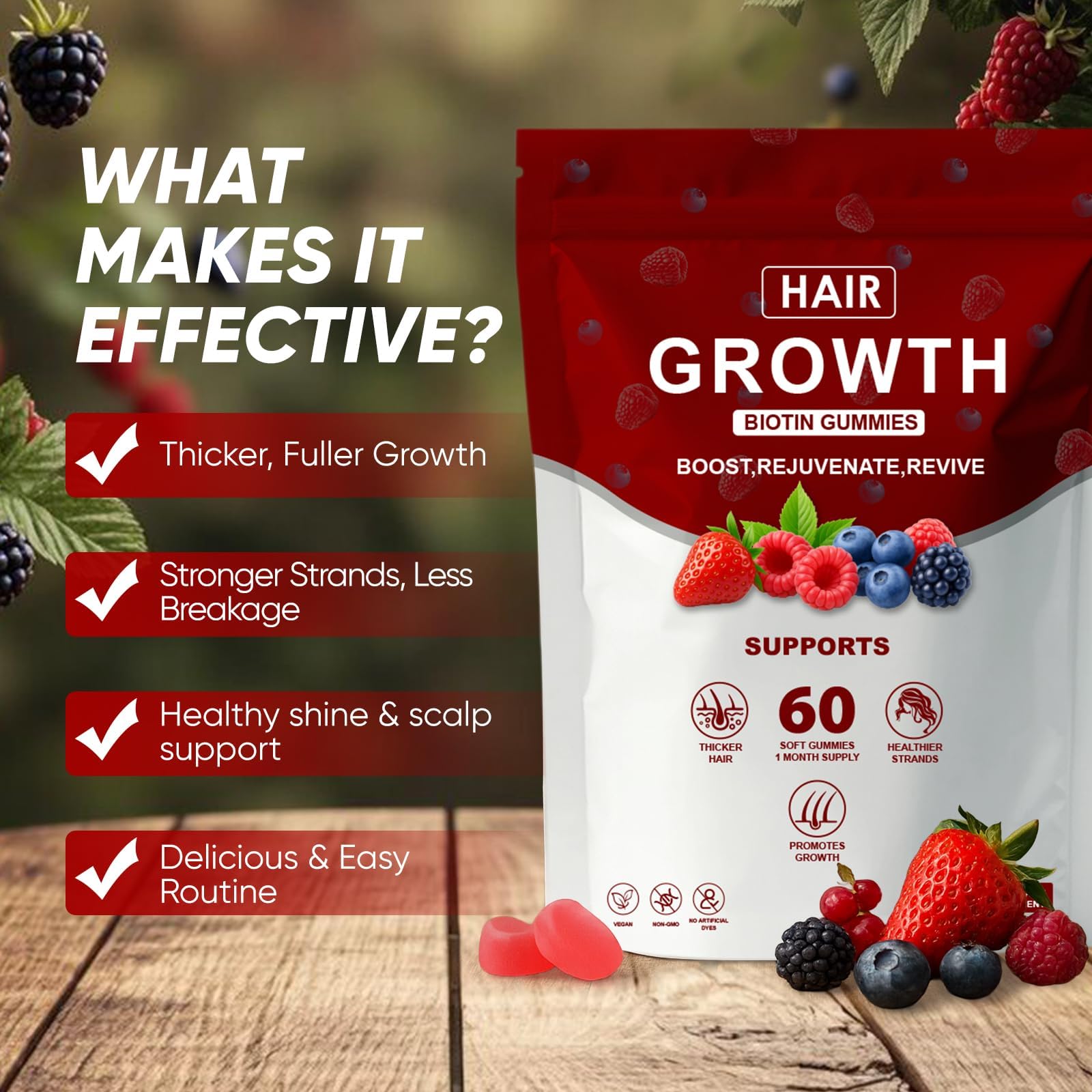 Shwfhi Lumin Hair Growth Gummies bottle
