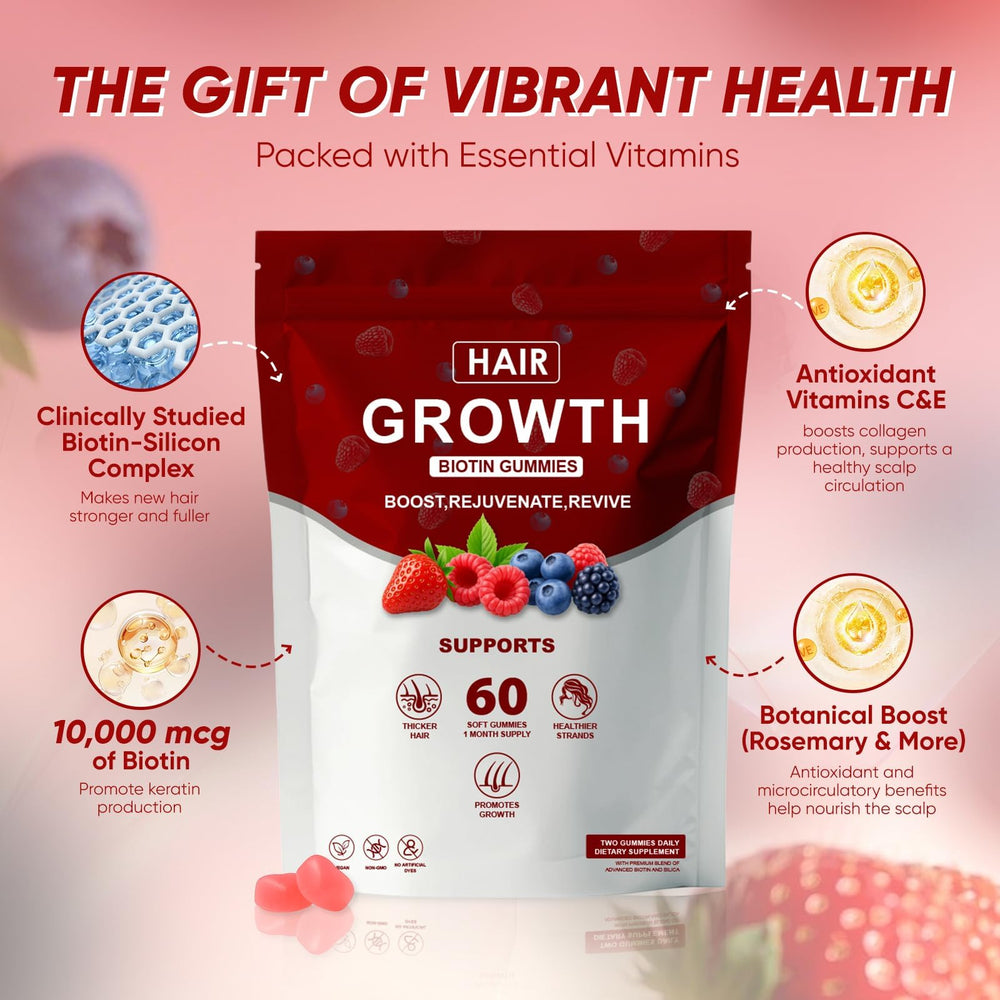 Packaging box design for Shwfhi Lumin Hair Growth Gummies