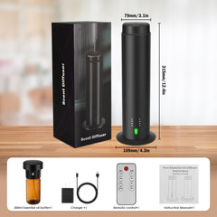 SHXMZS diffuser in modern living room showcasing 200ml capacity