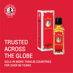 Ingredients layout of Siang Pure Oil Original Red Formula 25ml